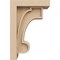 Ekena Millwork 4"W x 8"D x 12"H Classic Alma Rough Cedar Woodgrain TimberThane Corbel, Primed Tan CORUR04X08X12ALMRCPR - alternate 4